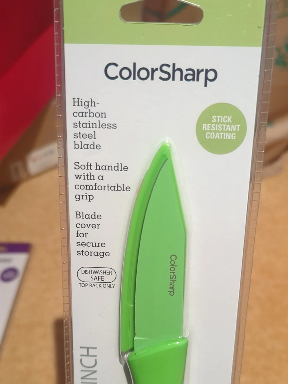Green Paring Knife - 3.5